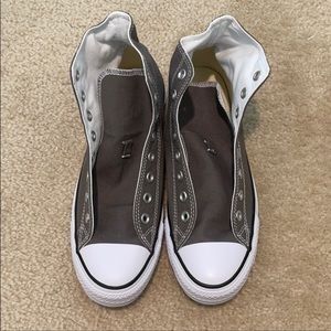 Chuck Converse, high tops, grey. Men’s 8.5